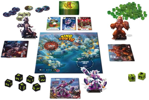 king of tokyo matériel de jeu
