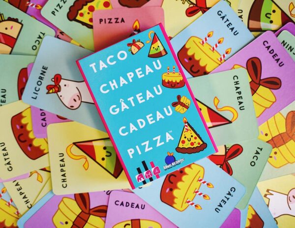 le jeu taco chapeau gateau cadeau pizza