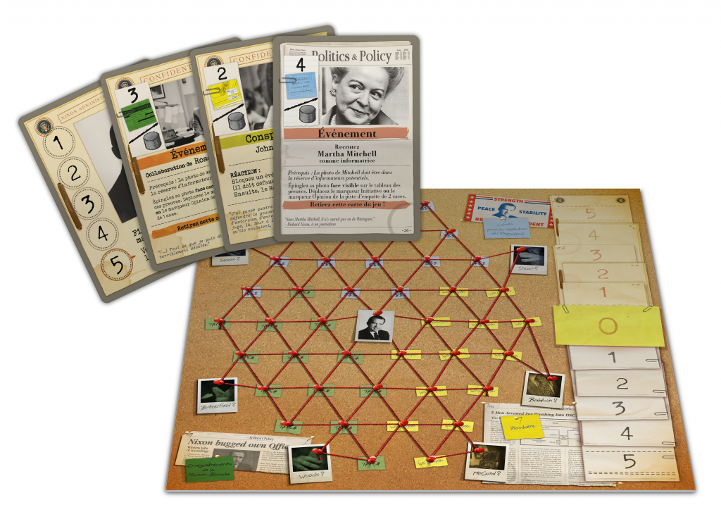 Matériel du jeu Watergate de Iello