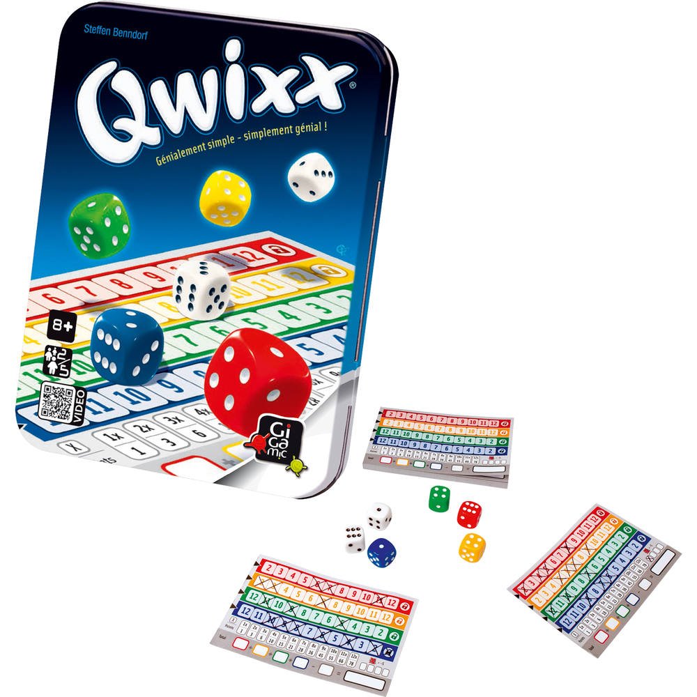 Qwixx - Sajou - Magasin de Jouets et Jeux de Société
