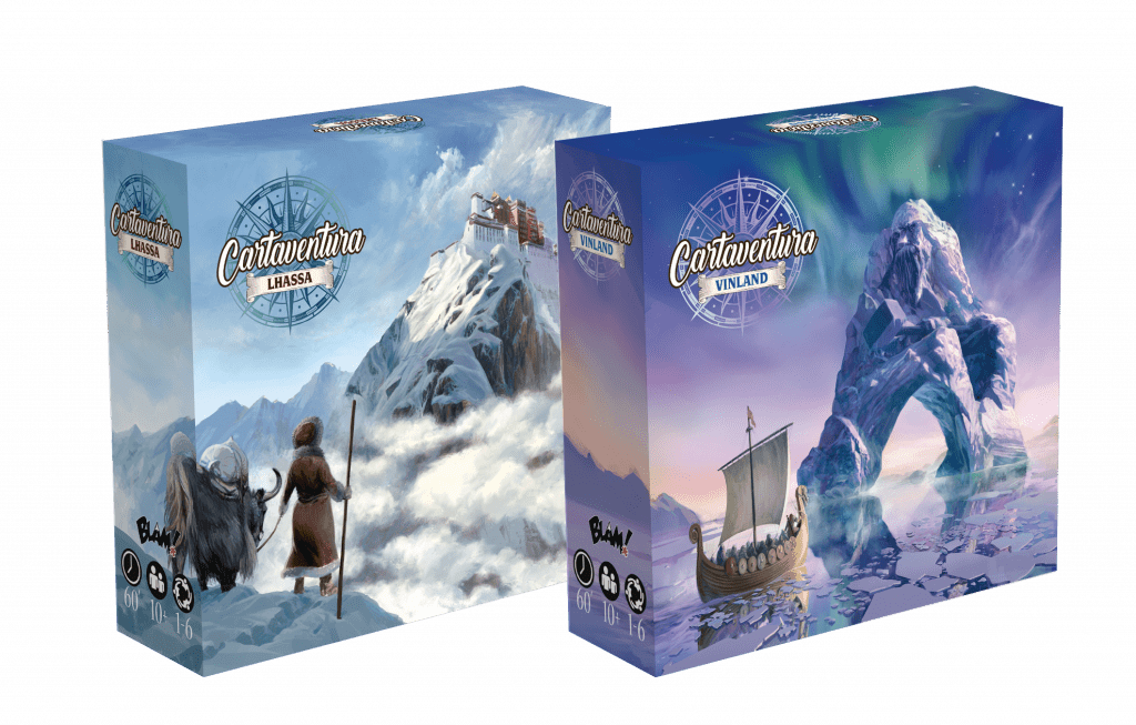 Cartaventura Lhassa et Cartaventure Vinland édité par Blam