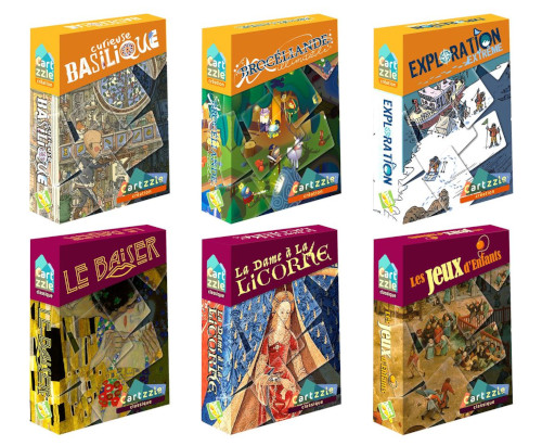 La collection complète des jeux Cartzzle de Opla 