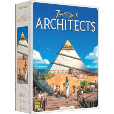 Le jeu de société 7 Wonders Architects édité par Repos Production est dispo chez Sajou à Bruxelles