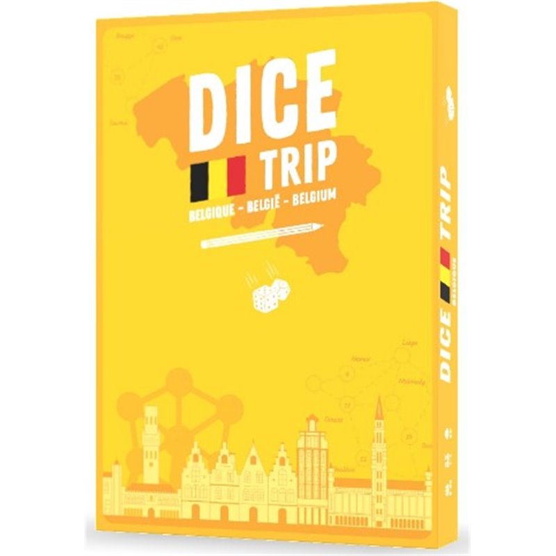 Le jeu de société Dice Trip Belgique édité par Helvetiq