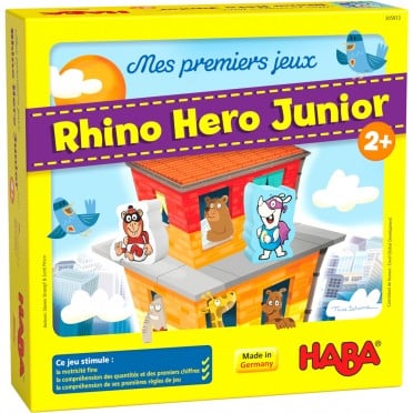 Le jeu de société Rhino Hero Junior de Haba