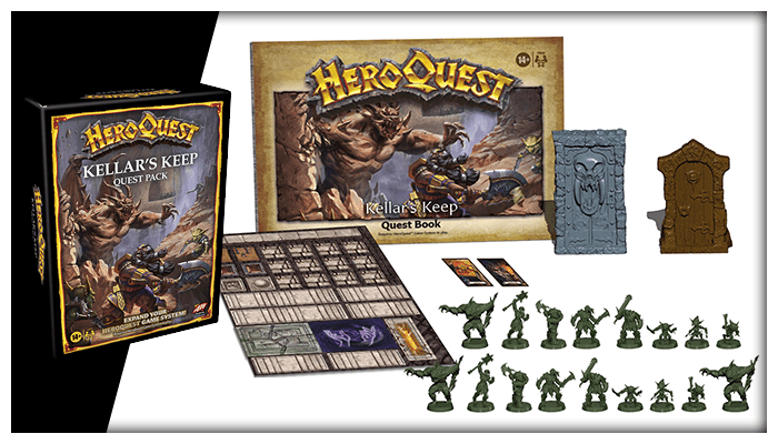 L'extension La Forteresse de Kellar pour Hero Quest en VF