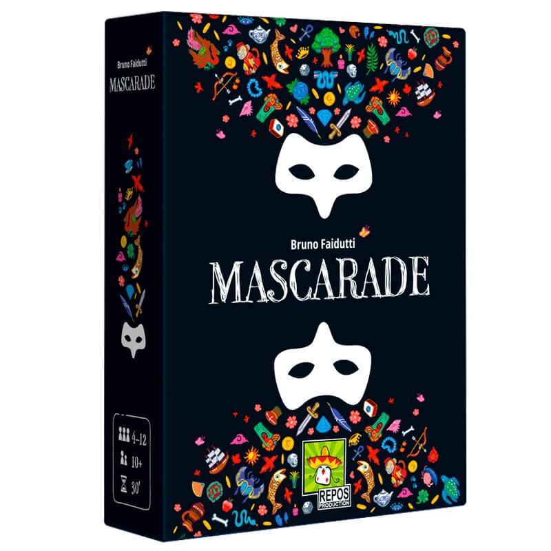 Mascarade, la réésdition du célèbre jeu de société créé par Bruno Faidutti et édité par Repos Production