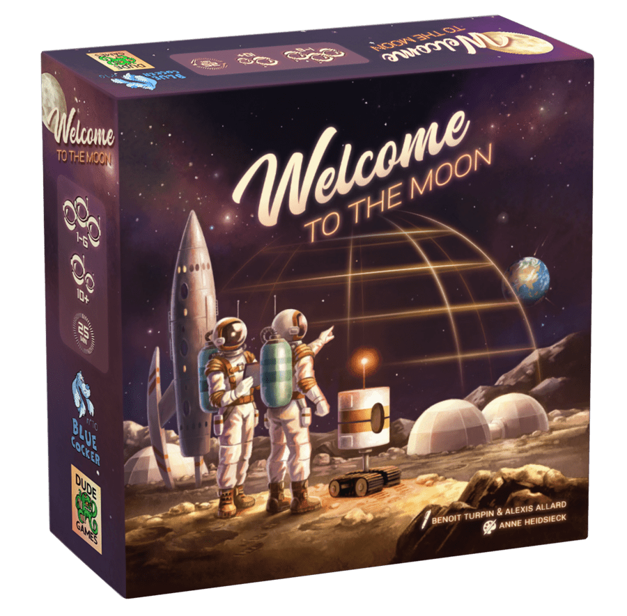Le jeu de société Welcome to the Moon édité par Blue Cocker