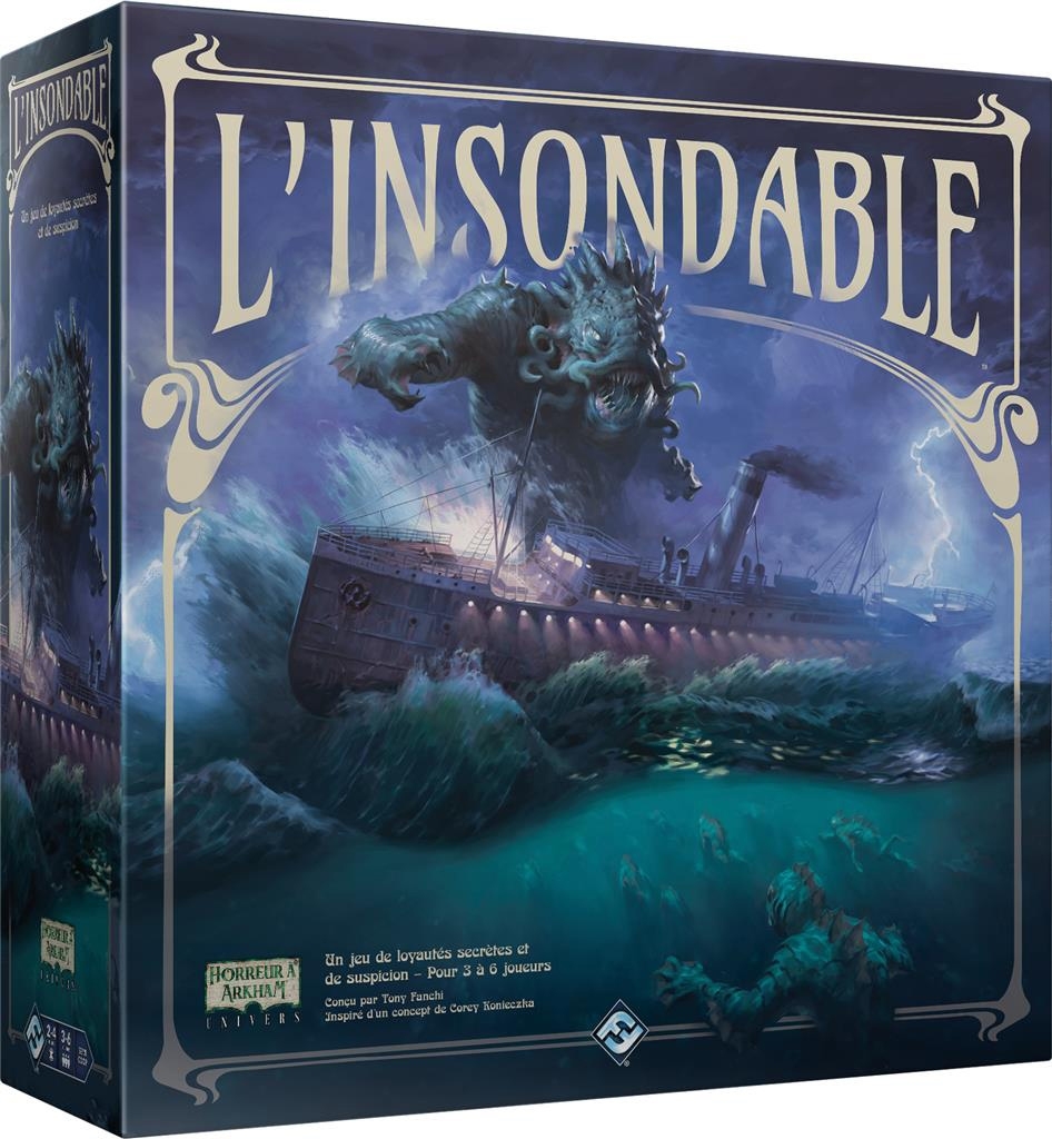 L'insondable, réédition du cultissime jeu  de société Battlestar Galactica, édité par Fantasy Flight Games.