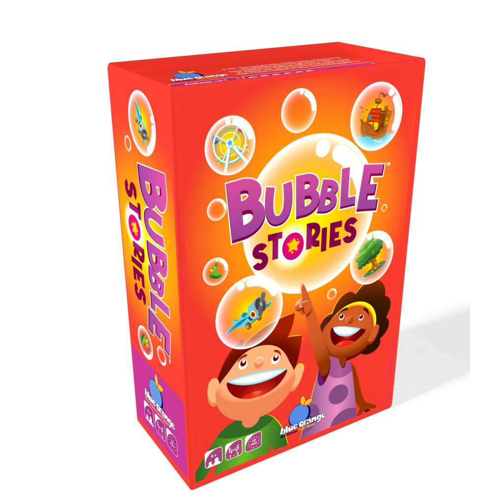 Le jeu de société pour enfants Bubble Stories édité par Blue Orange