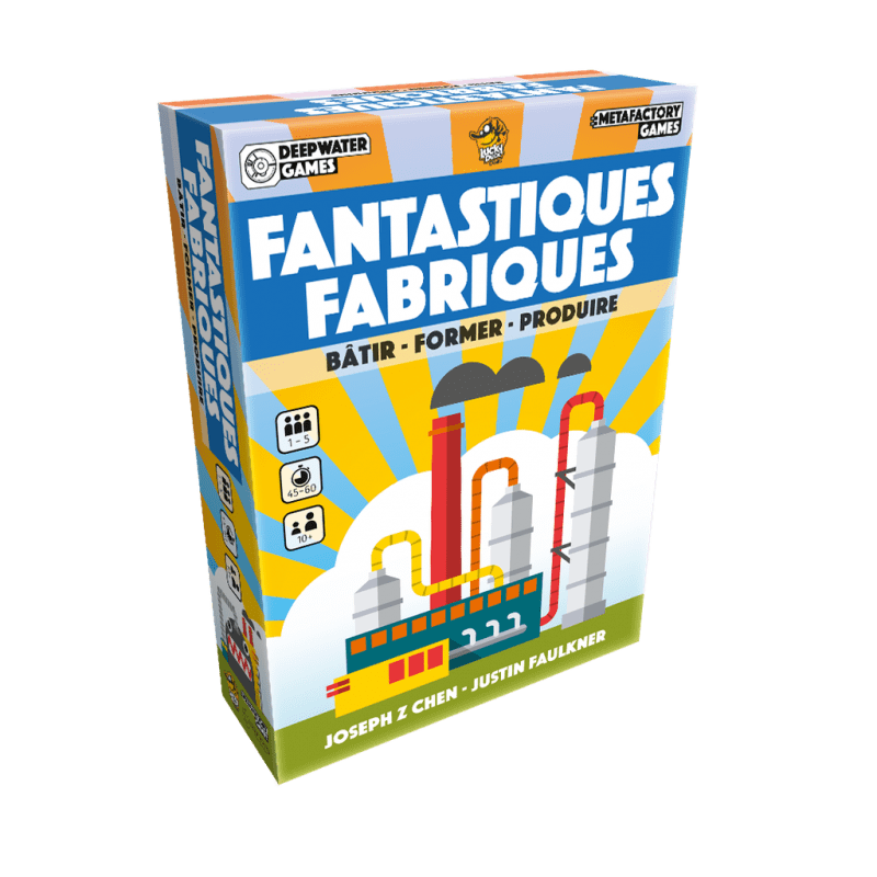 le jeu de société Fantastiques Fabriques édité par Lucky Duck Games