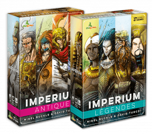 Les deux premières boites de jeu Imperium édité par Origames sont arrivées