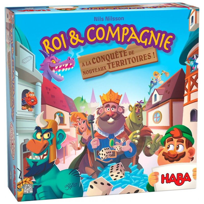 La suite du jeu Roi & Compagnie de Haba, sous-titrée "à la conquête de nouveaux territoires" est arrivée