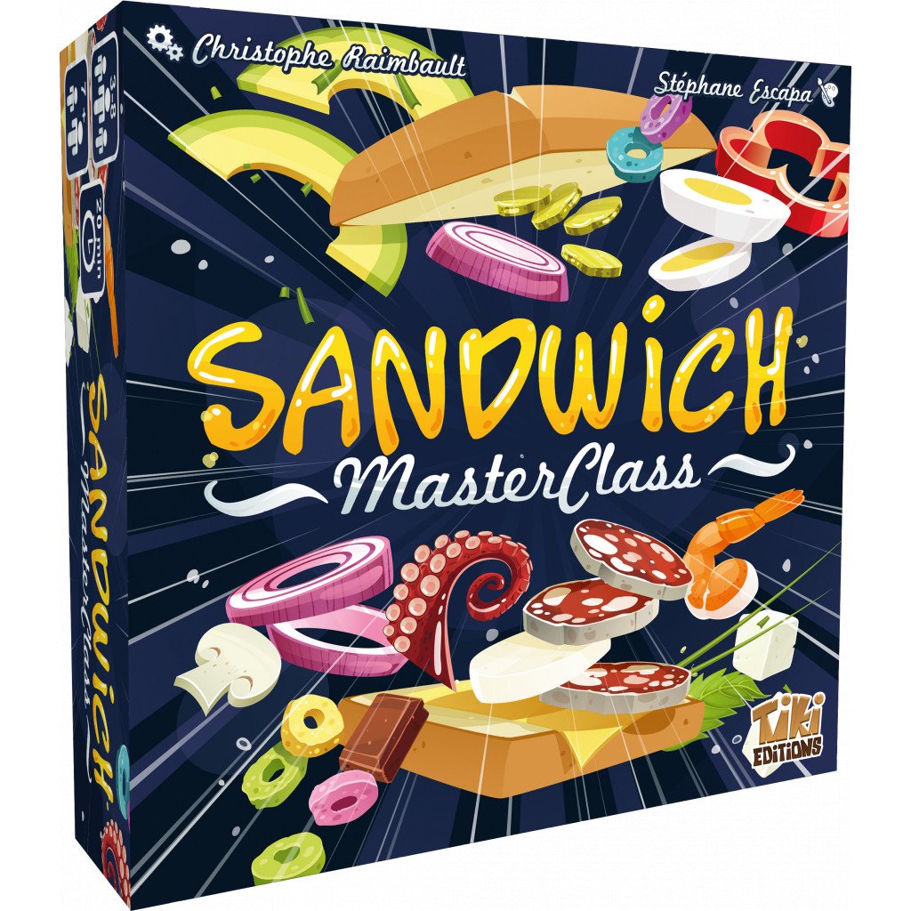 Sandwixh Masterclass, la réédition du jeu d'ambiance Sandwich est arrivée