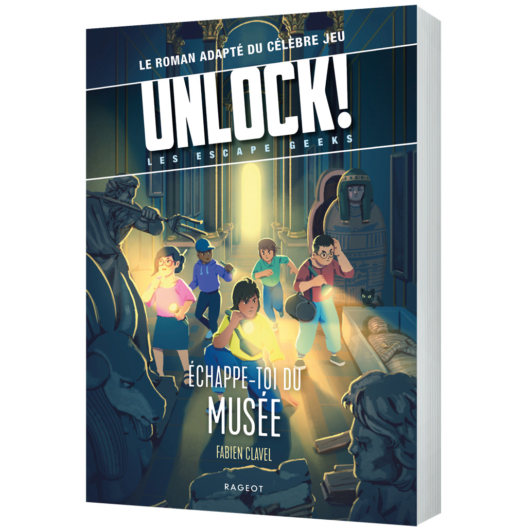Echappe-toi du Musée: 3ème tome des livre-jeux Escape Geeks qui utilise le systeme Unlock