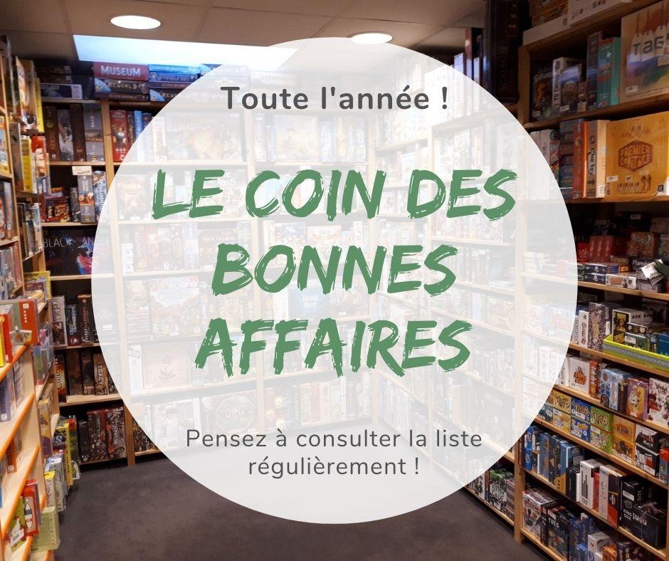 Le coin des bonnes affaires: des promotions toute l'année sur des centaines de jeux et jouets