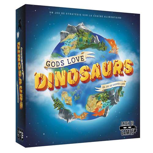 Gods Love Dinosaurs, un jeu de société signé Catch Up Games