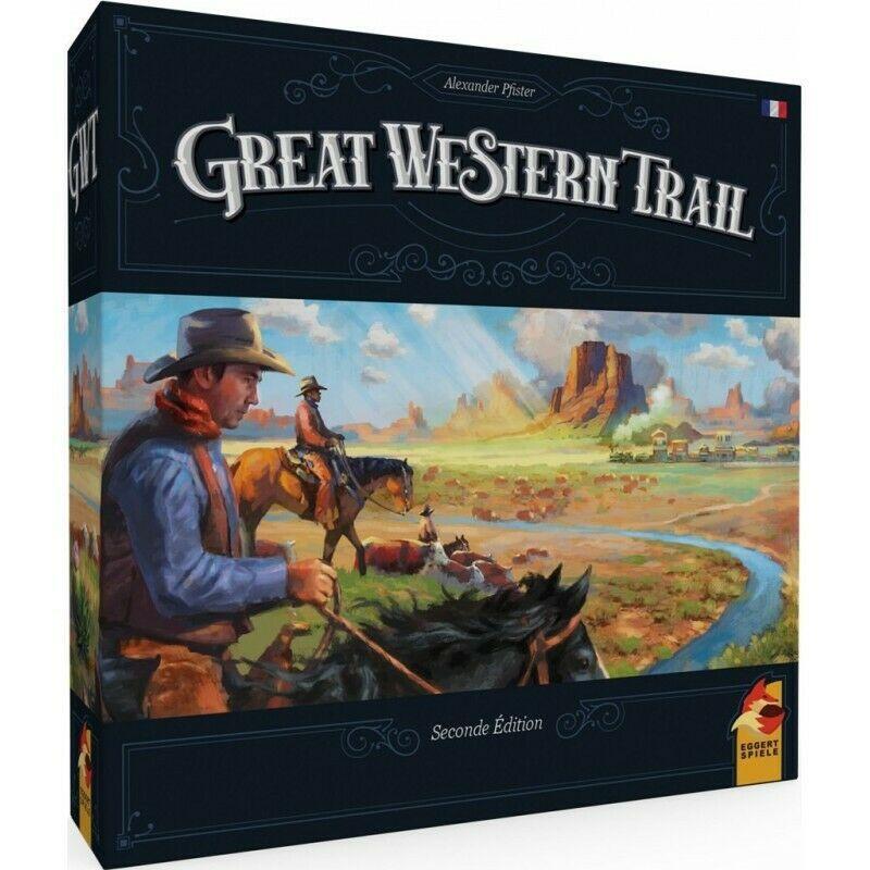 Great Western Trail 2.0 est la nouvelle version de ce jeu de stratégie mythique édité par Plan B