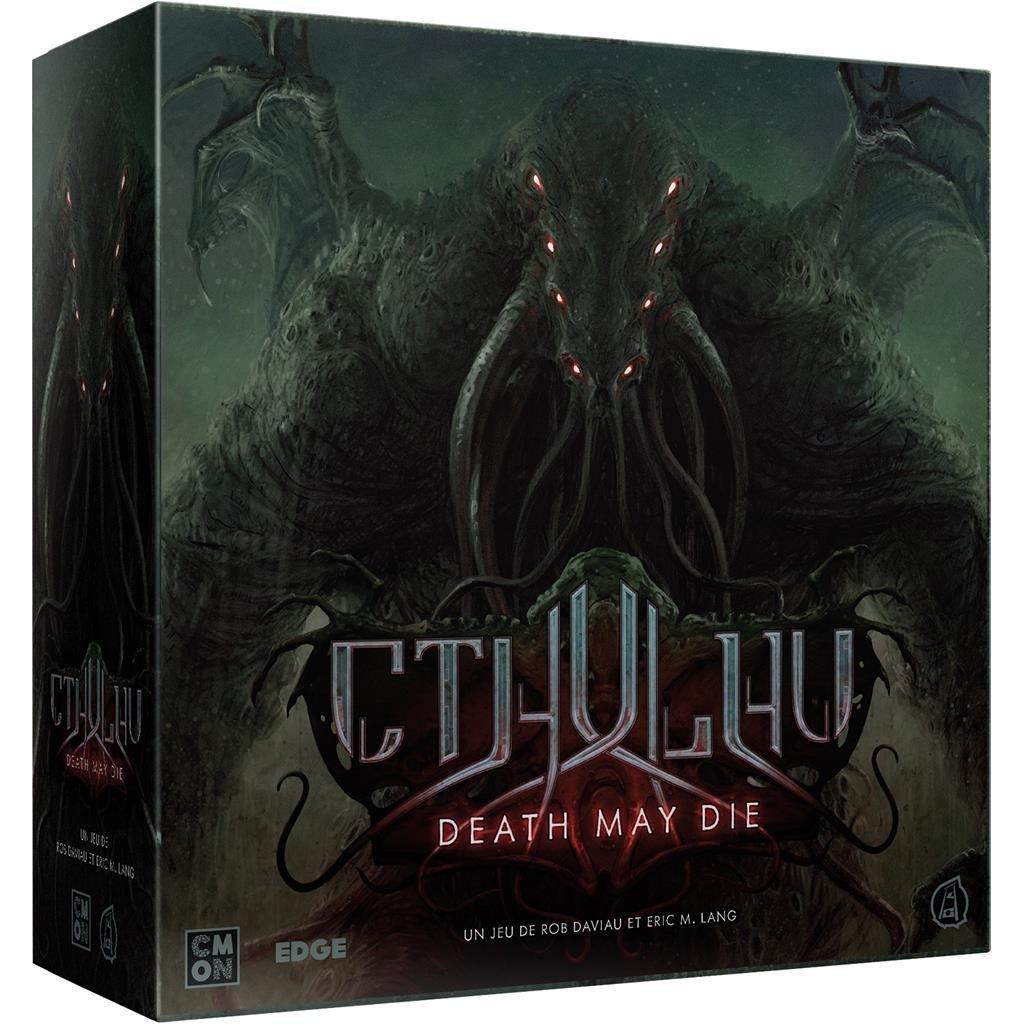 La grosse boite du jeu Cthulhu Death May Die éditée par Edge
