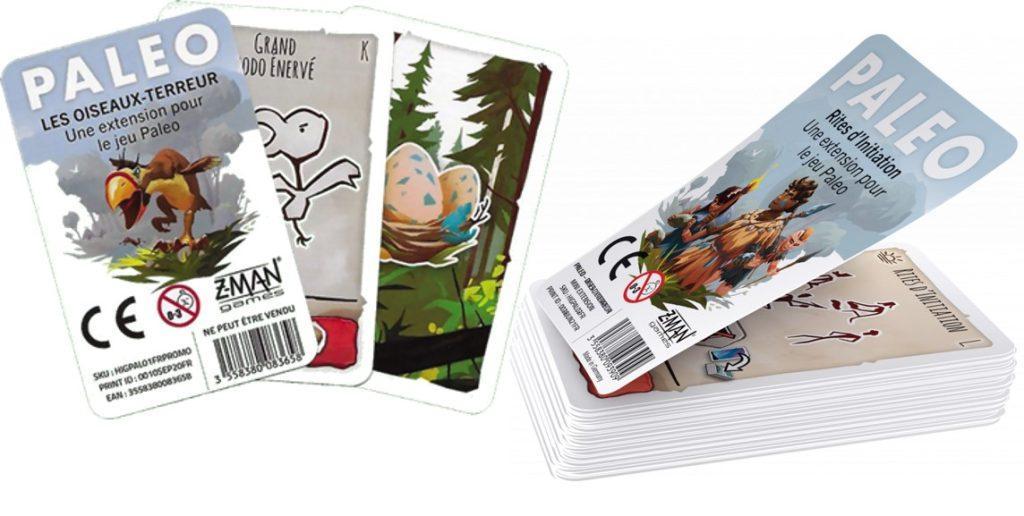 Cartes Supplémentaires pour le jeu Paléo