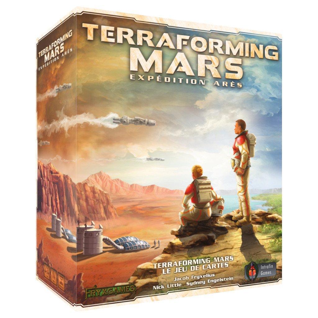 Expedition Ares est un jeu de cartes indépendant dans l'univers de Terraforming Mars.