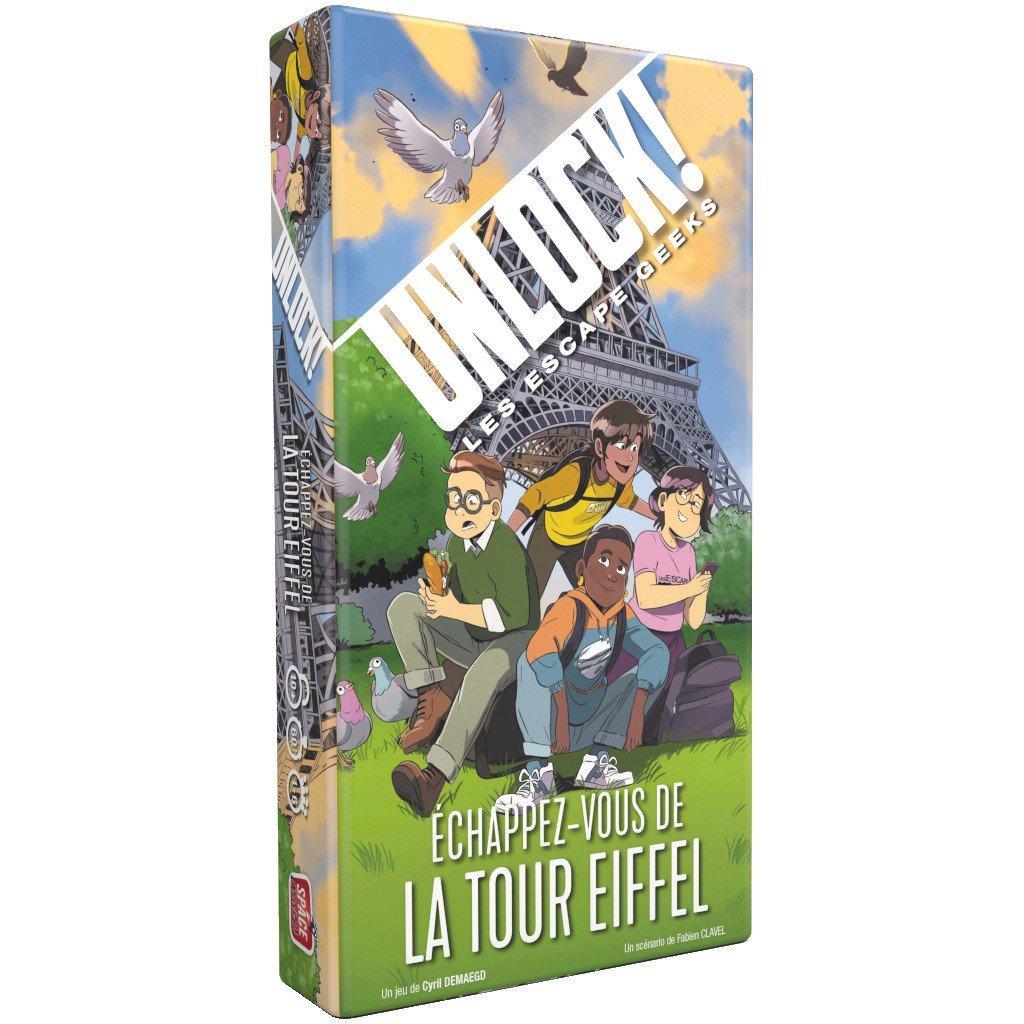 Premier tome d'une nouvelle collection de jeux Unlock basé sur les personnages de la série de livres-jeu Unlock Escape Geeks