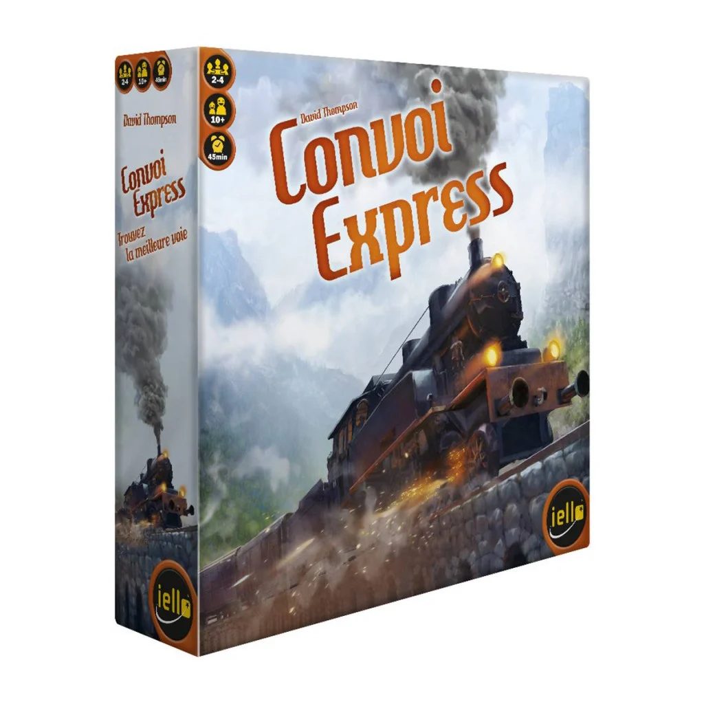 Convoi Express, excellent jeu de trains coopératif édité par Iello