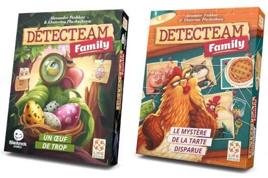 Detecteam, nouvelle collection de jeux d'enquête familiaux proposée par Lifestyle Boardgames