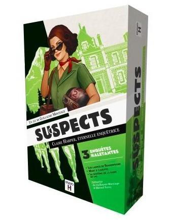 Seconde boite du jeu d'enquêtes Suspects 2 édité par Studio H