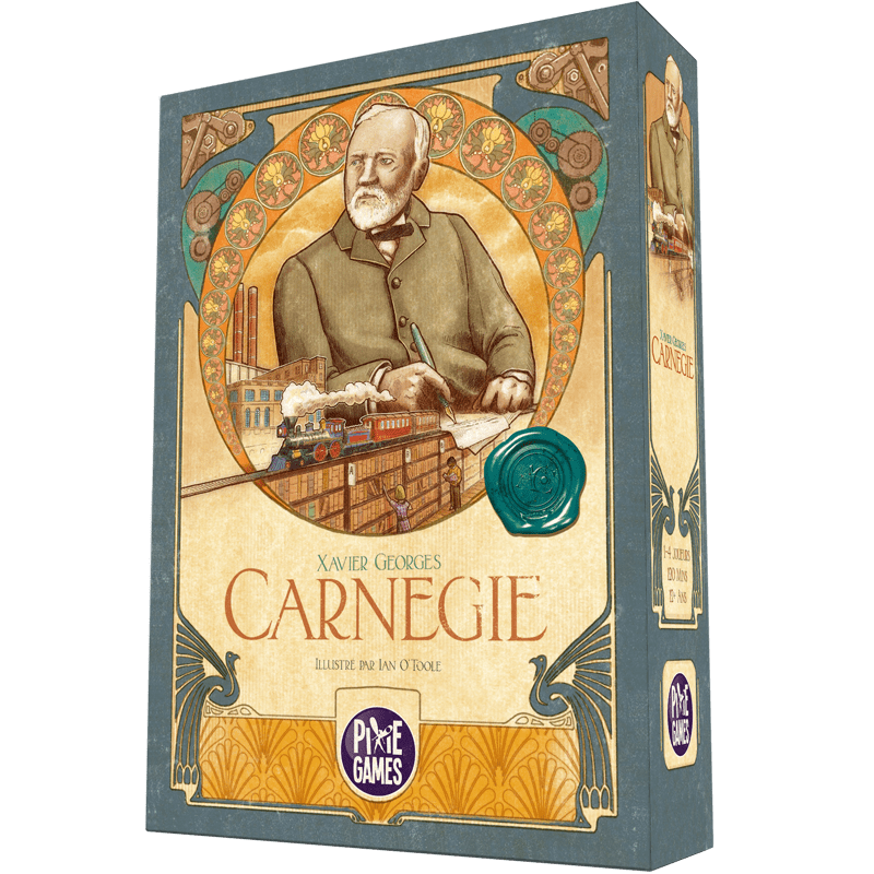 Carnegie le nouveau jeu de Xavier Georges édité par Pixie Games.