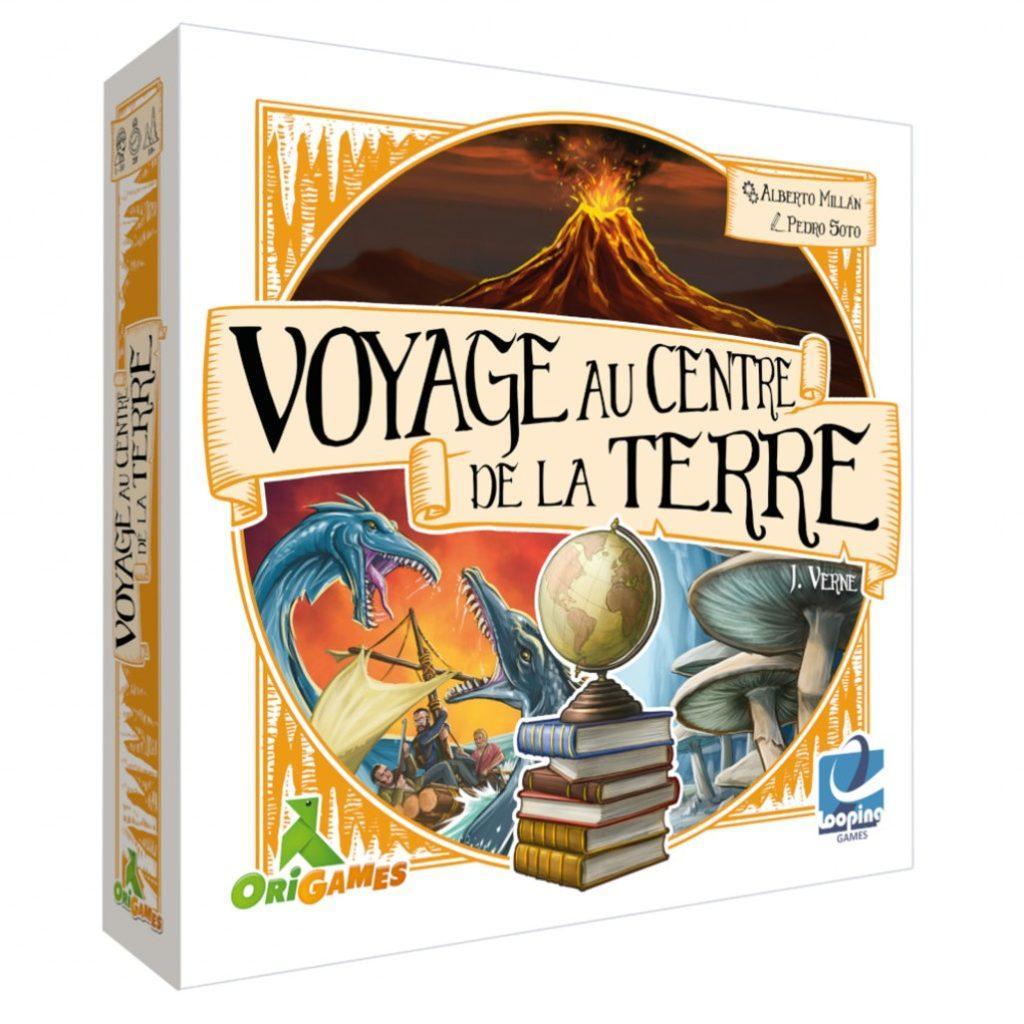 Voyage au Centre de la Terre, un jeu de type roll & write inspiré de l'oeuvre de Jules Verne édité par Origames