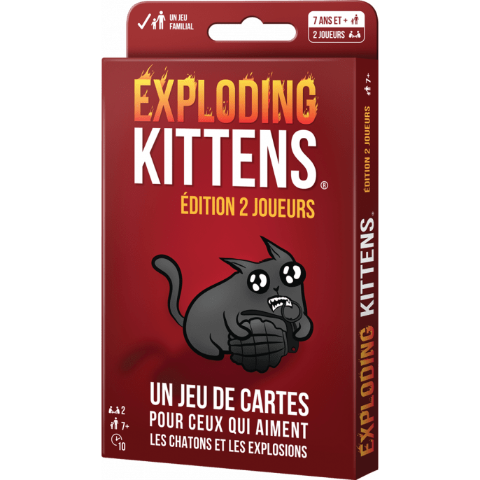 Exploding Kittens le jeu pour 2 joueurs