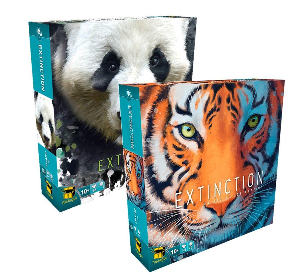 Extinction de Matagot existe en 2 versions: Panda et Tigre