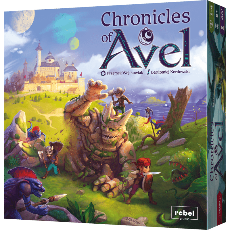 Chrioicles of Avel nouveau jeu familial  d'aventures édité par Rebel
