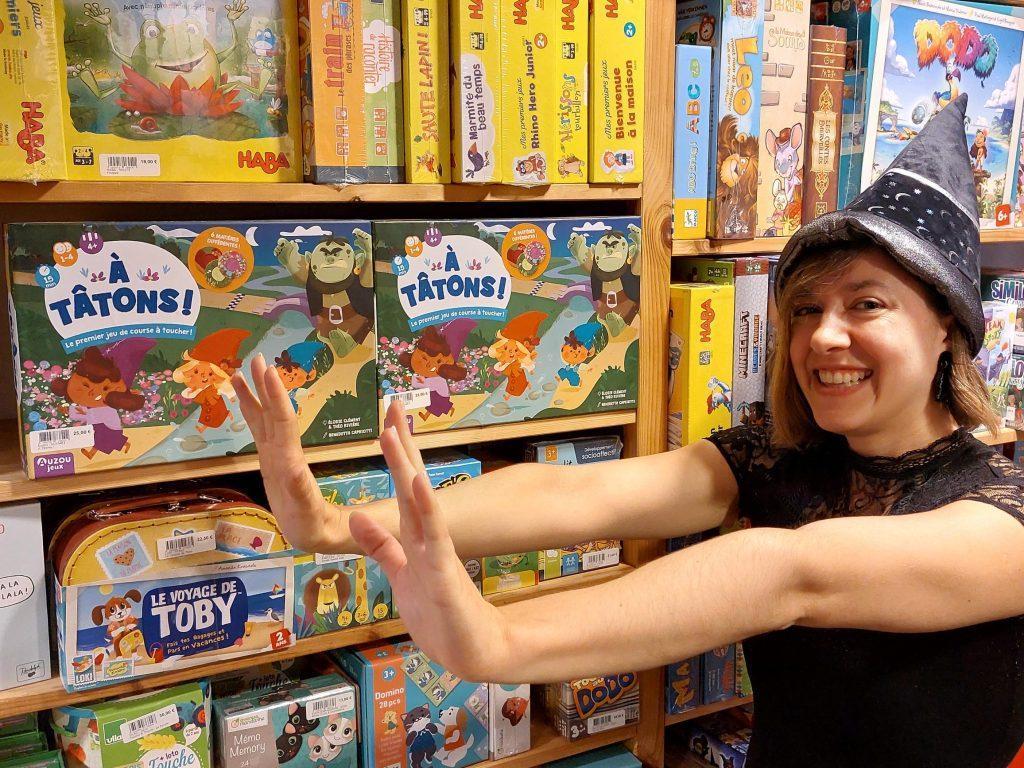 Elodie Clément et son jeu A Tatons