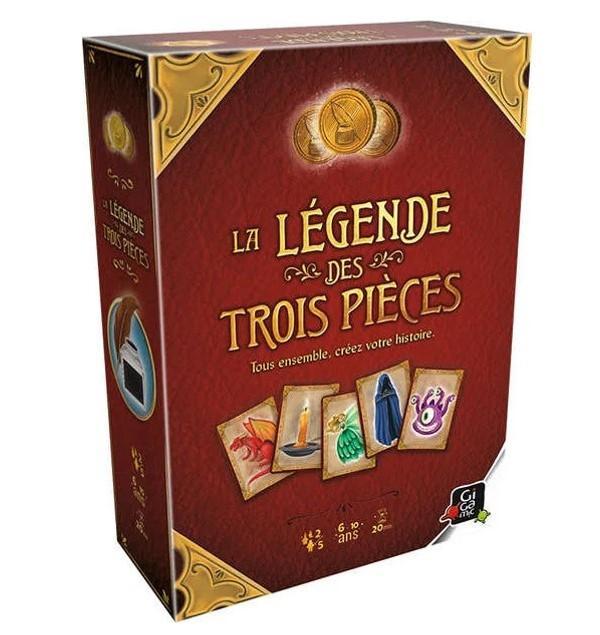 La légende des trois pièces jeu édité par Gigamic