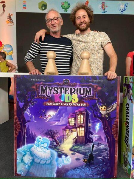 kinderspiel des jahres 2023 pour Mysterium Kids - les auteurs Yves Hirschfeld et Antonin Boccara