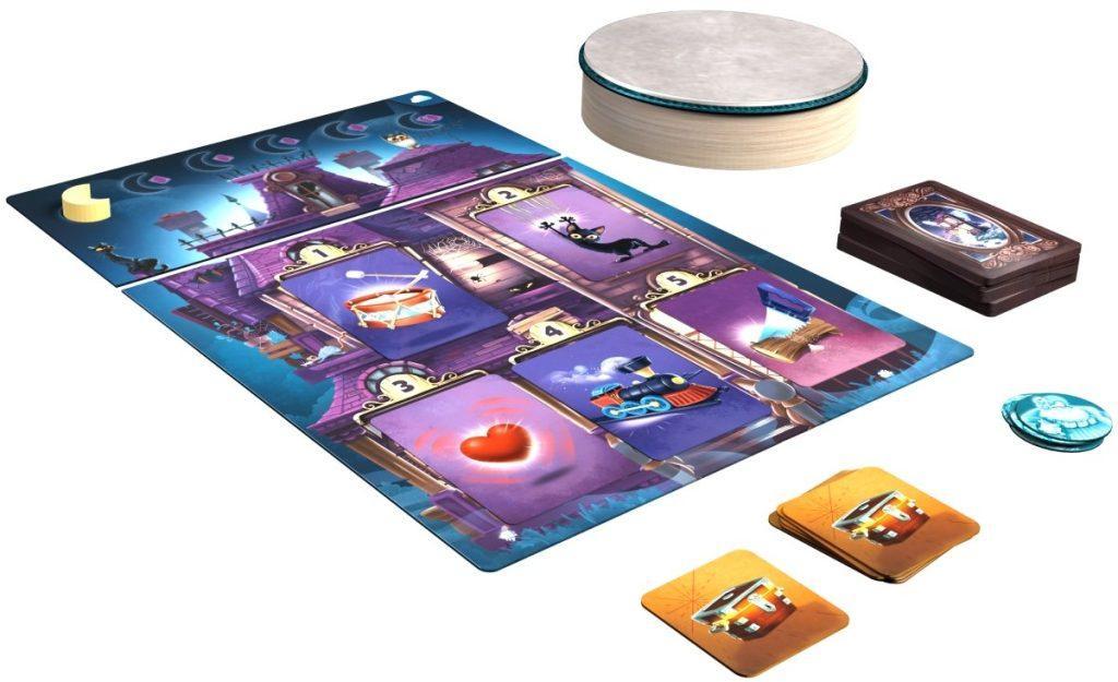 Le matériel du jeu Mysterium Kids