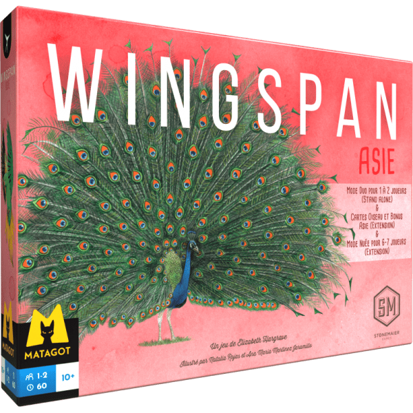 Wingspan Asie jeu pour 2 joueurs