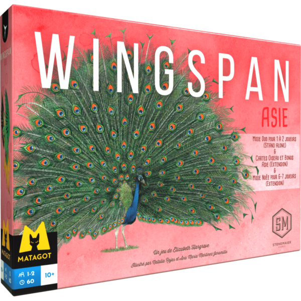 Wingspan Asie jeu pour 2 joueurs