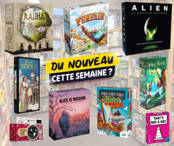 Nouveaux jeux de société de début février 2023