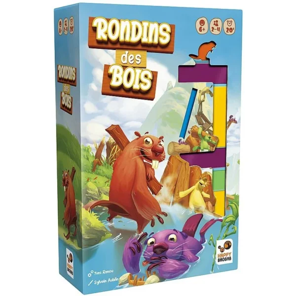 Rondins des bois nouvelle édition un jeu Happy Baobab