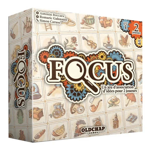 Focus jeu d'association d'idées pour 2 joueurs édité par Oldchap