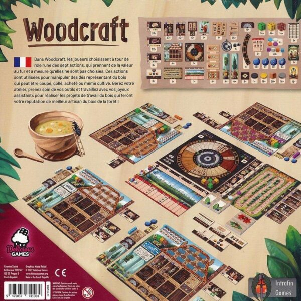 woodcraft dos de boite 