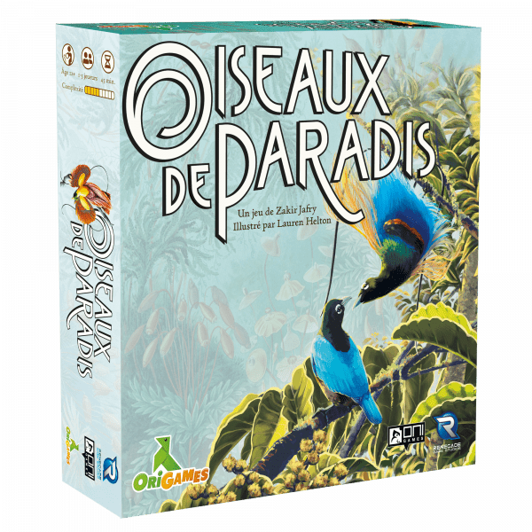 Oiseaux de paradis jeu de société Origames