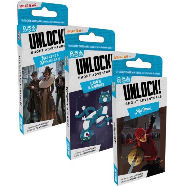 3 nouvelles Short Adventures pour Unlock