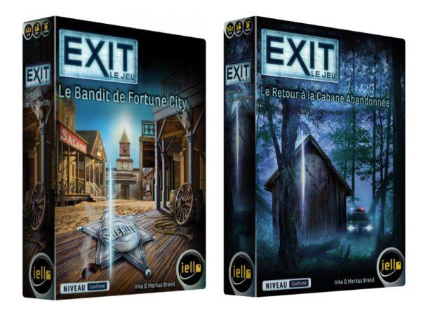2 nouvelles aventures d'Exit qui viennent enrichir la collection