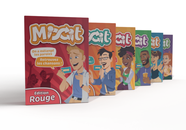 Mixit une collection de petits jeux de cartes d'ambiance autour des paroles de chansons. 