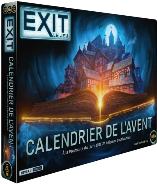 Calendrier de l'Avent Exit 2023: 24 nouvelles énigmes à la poursuite du livre d'or
