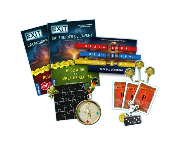 exit calendrier de l'avent matériel